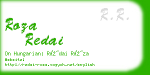 roza redai business card